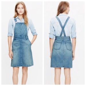Madewell Denim Jumper Overall Dress